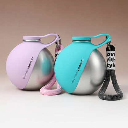 Botella para Perros con Bebedero- Diseño Portátil Antifugas